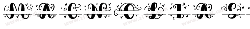MAGNOLIA SCRIPTMEDIU字体转换
